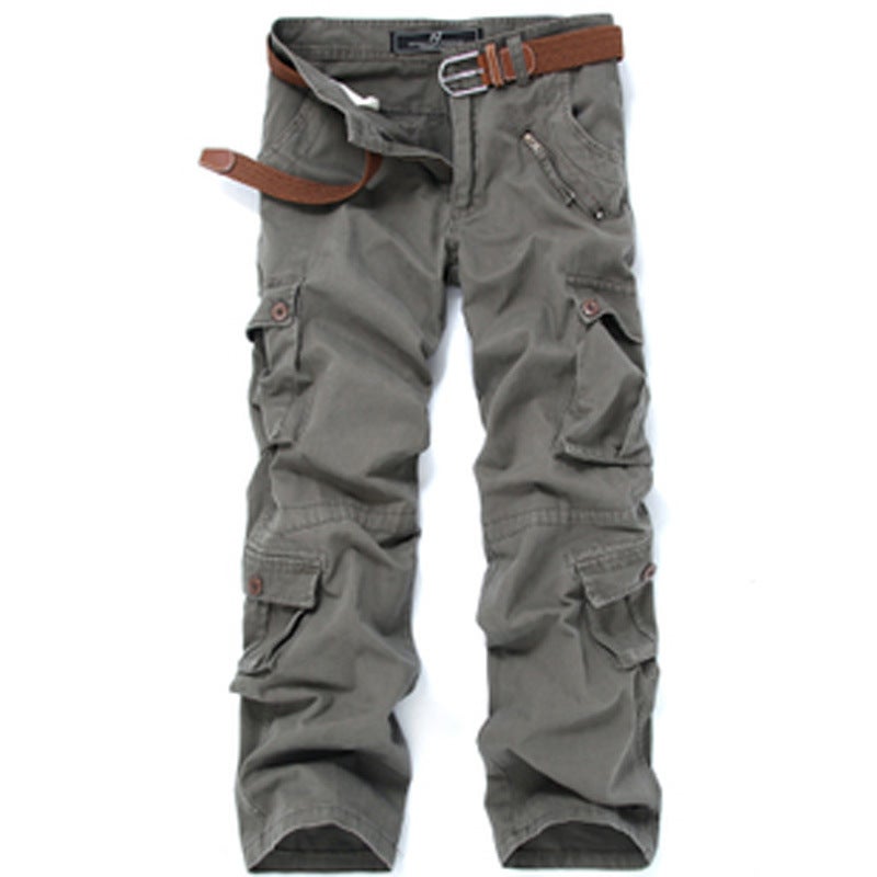 Selling Multi-Pocket Pure Cotton Washed Camouflage Pants Large Size Cargo Pants Outdoor Casual Pants Trousers - Image 5