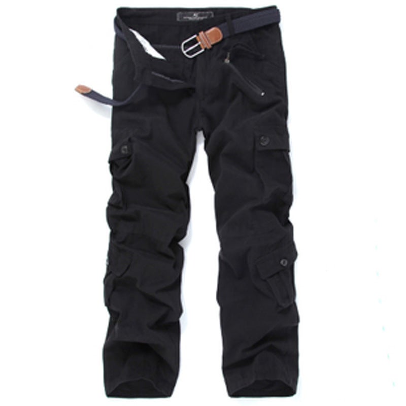 Selling Multi-Pocket Pure Cotton Washed Camouflage Pants Large Size Cargo Pants Outdoor Casual Pants Trousers - Image 1