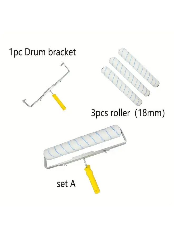18 Inch Paint Roller Frame And Nap Brush Set A 18mm Long Plush For Walls - Image 2