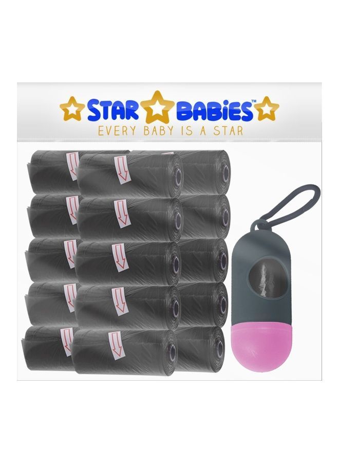 NIBEMINENT Disposable Scented Bag With Dispenser - Pack Of 15  - Image 1