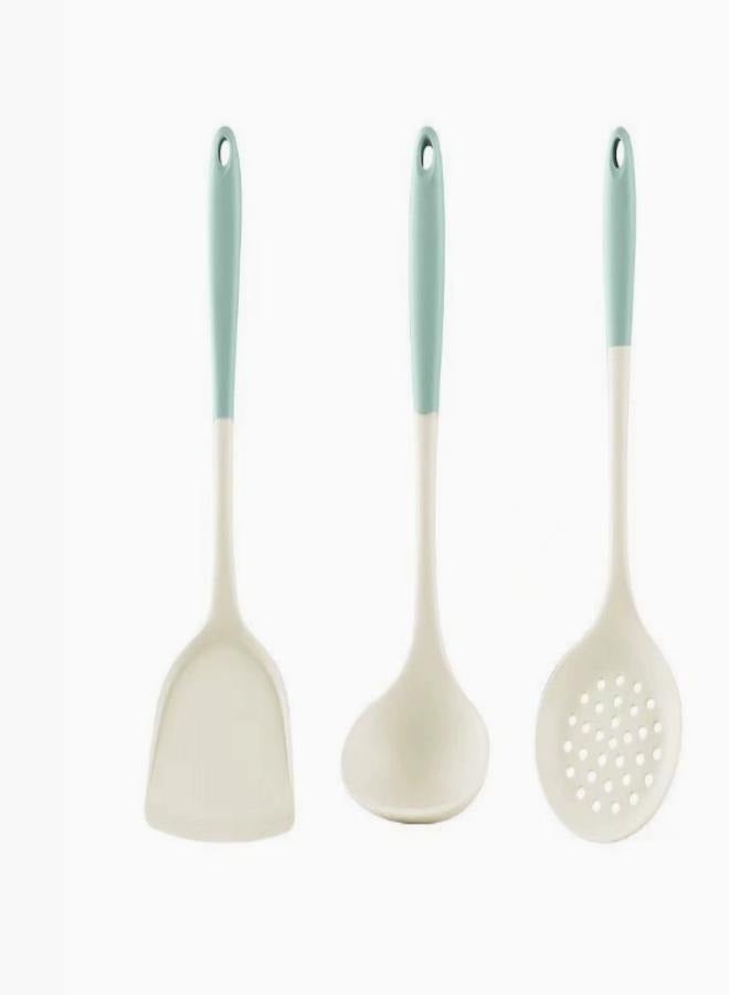Food grade high temperature resistant silicone spatula Cooking spatula set silicone soup spoon soup kitchen utensils Cooking tools  - Image 1