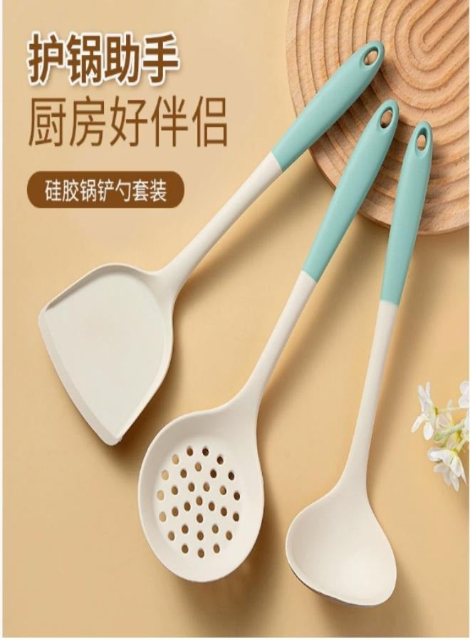 Food grade high temperature resistant silicone spatula Cooking spatula set silicone soup spoon soup kitchen utensils Cooking tools  - Image 3