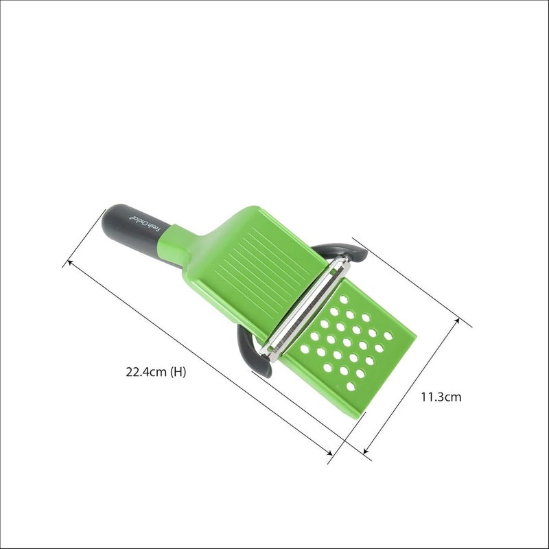 Fresh Choice Peeler Mandoline Dual Blade Slicer Grater Dishwasher Safe - Image 2