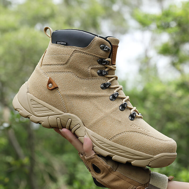 Large Size Men'S Casual Outdoor Hiking Shoes Field Training Tactical Camping Training Boots Sports Shoes For Men - Image 2