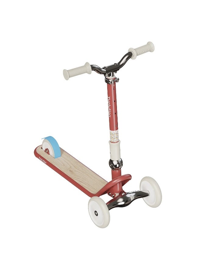 Yvolution Yvolution Classic Glider Retro Adjustable 3-Wheel Scooter (Red)  - Image 1