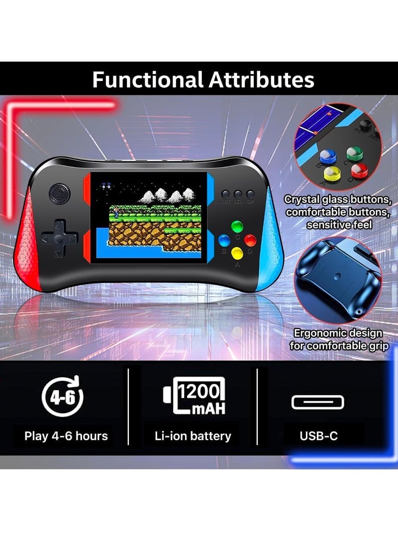 Vparty - Handheld Game Console, 3.5" Portable Handheld Video Game Console with 500 Classic Games, Retro Game Consoles for Boys and Girls, Ideal Travel Companion - Image 1