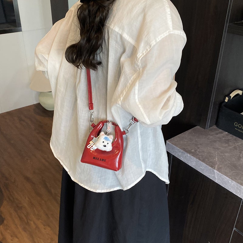 Women's Mini PU Crossbody Bag - Image 5
