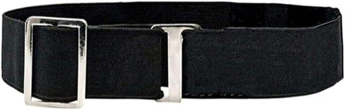 Aadikart Adjustable Belt for Men and women |Unisex Shirt Tucker belt strap Maximum Strech| Advanced Tucker Shirt Stay Tuck in Adjustable Belt, Garter Elastic Strecheable Belt (Black, Free, 2, Centimeters) - Image 1