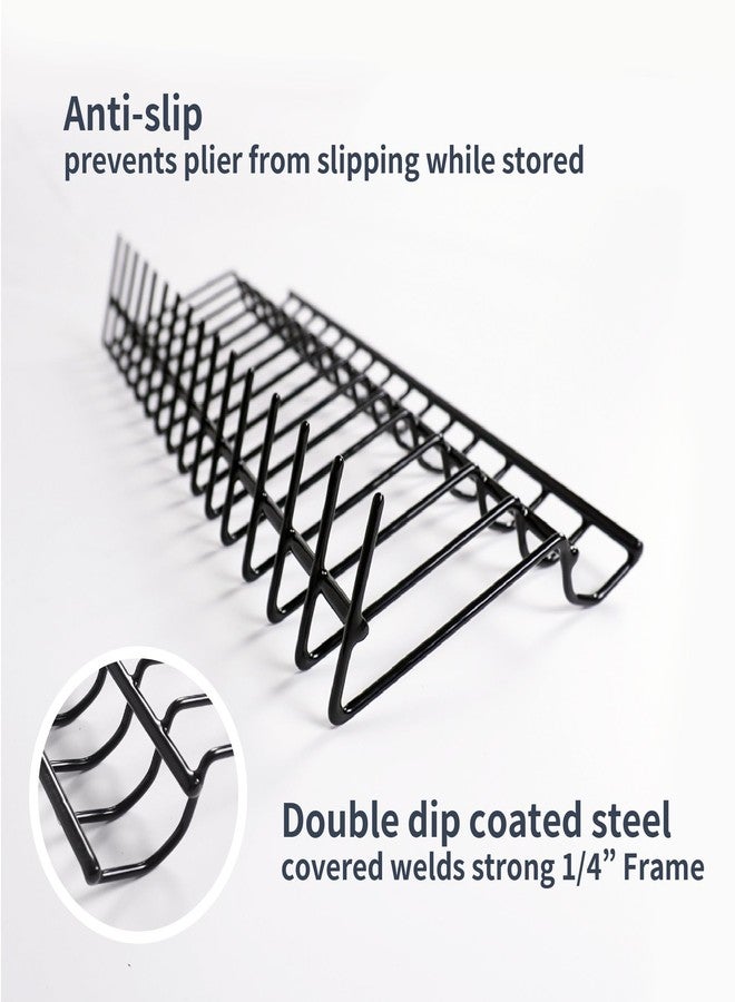 إيه إكس إل رف منظم للكماشة من تايوان، رف كماشة مزود بـ 15 فتحة، كماشة معزولة بمقبض عادي وعريض، مفتاح ربط، قواطع، أدوات يدوية، منظم تخزين في درج أو صندوق - Image 4