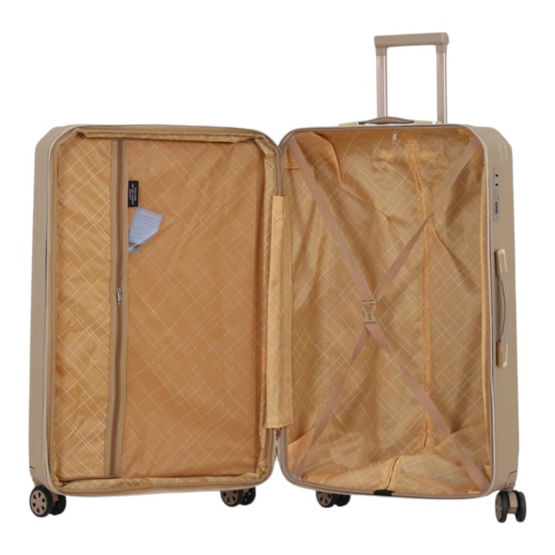 Dima 7-piece luggage set, including 5 trolley bags and 2 makeup bags, with double covers and an expansion zipper. - Image 4