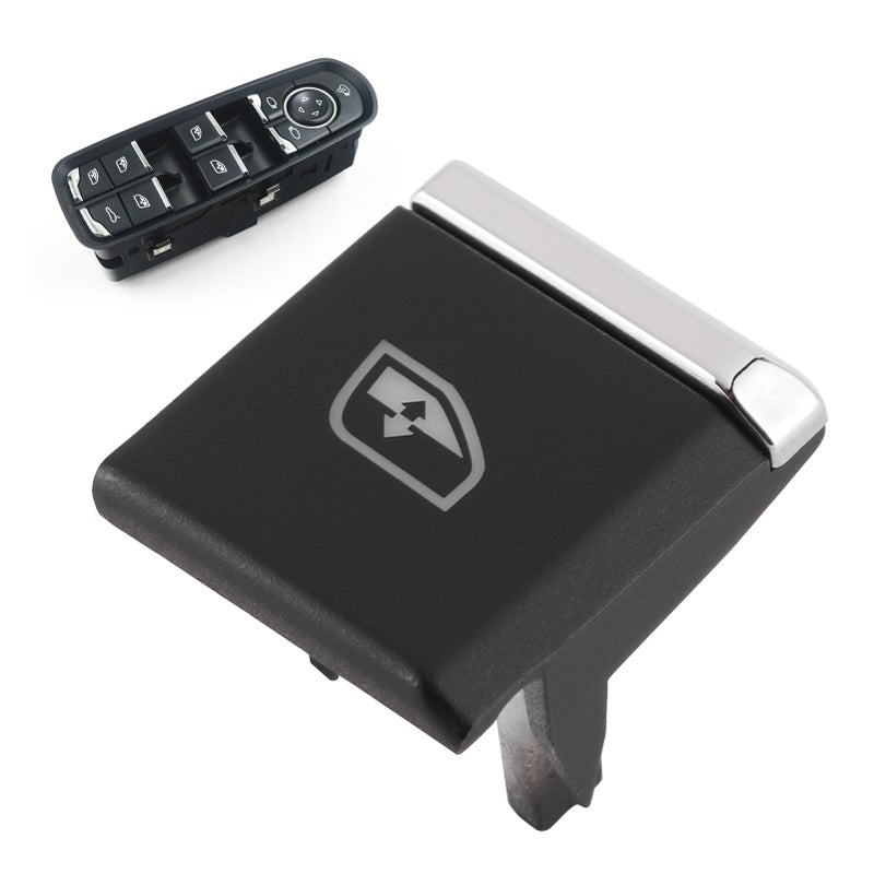 Auto Window Master Switch Button Cover Driver Front Left No.1 Position 7PP959858R Fit for Porsche Macan / Panamera / Cayenne - Image 2