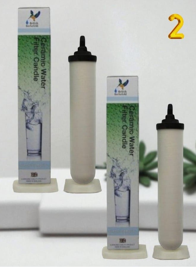 بريتش بيركفيلد 2 شمعة فلتر انجليزي مصنوعة من السيراميك والكربون