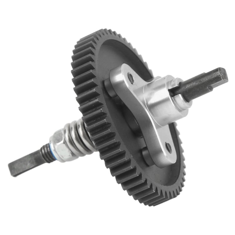 54T Spur Gear Complete Slipper Clutch Aluminum Steel Differential Slipper Clutch Assembly for Traxxas Slash 1/10 RC Cars Silver - Image 1