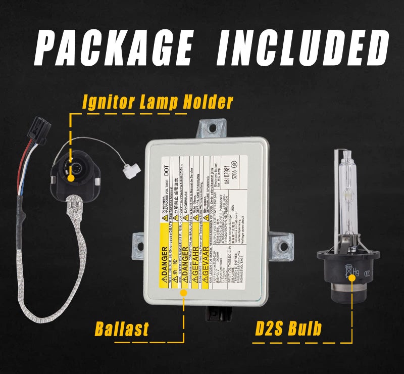 Boine Xenon HID Headlight Ballast with Igniter, D2S Bulb Assembly Module Compatible with 2002-2005 Acura TL / TSX/ TL Type-S, 04-06 Mazda 3, 04-09 Honda S2000 Replaces W3T10471 X6T02971 - Image 2