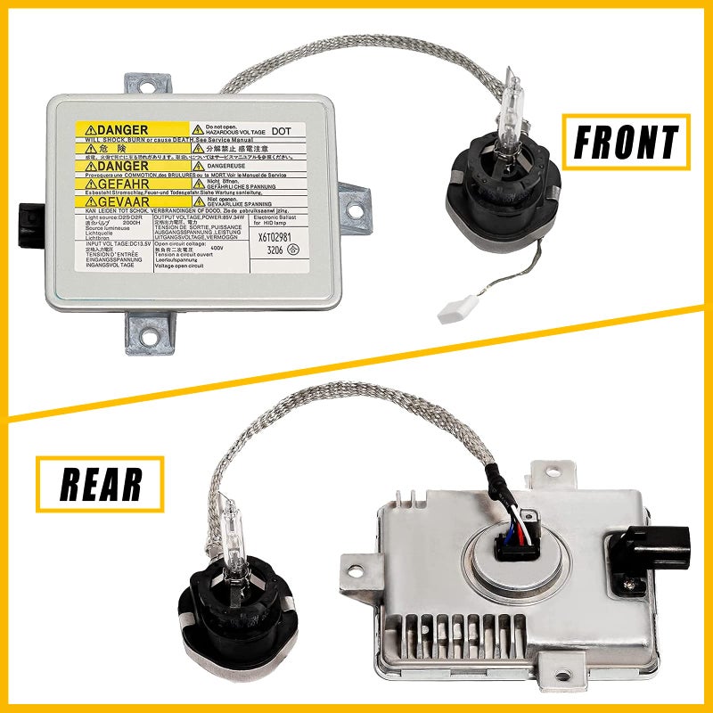 Boine Xenon HID Headlight Ballast with Igniter, D2S Bulb Assembly Module Compatible with 2002-2005 Acura TL / TSX/ TL Type-S, 04-06 Mazda 3, 04-09 Honda S2000 Replaces W3T10471 X6T02971 - Image 3