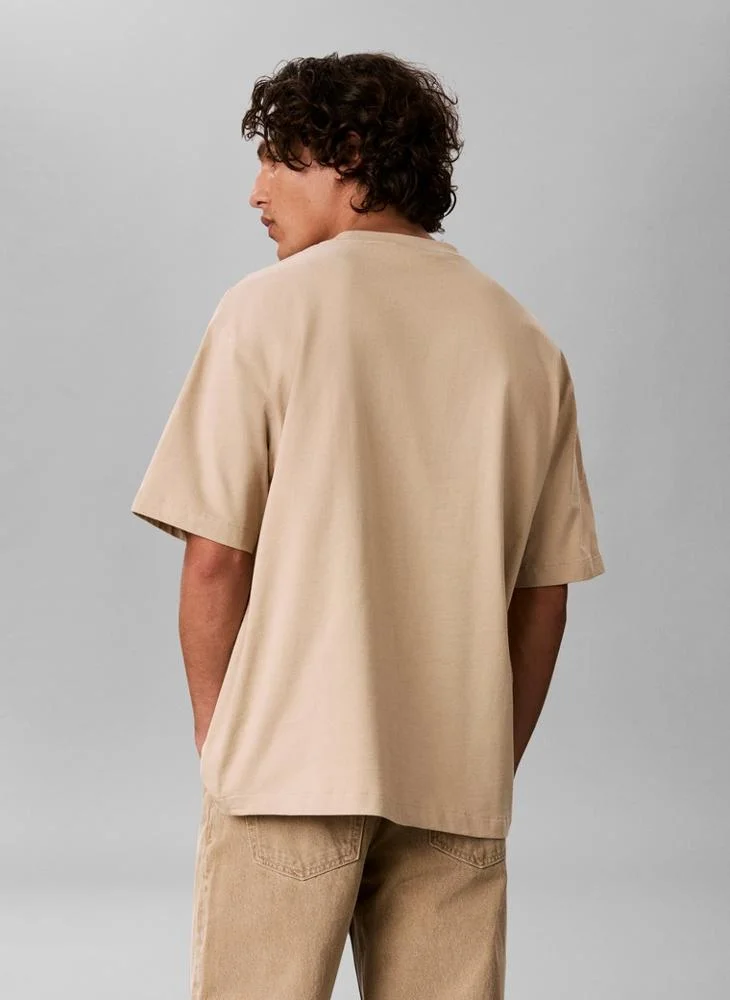 Calvin Klein Relaxed Heavy Jersey Logo T-shirt