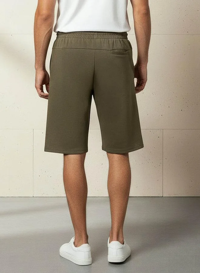 Splash Active GREEN Men Performance Non Stretch Panelled Shorts for Men | Best Price UAE
