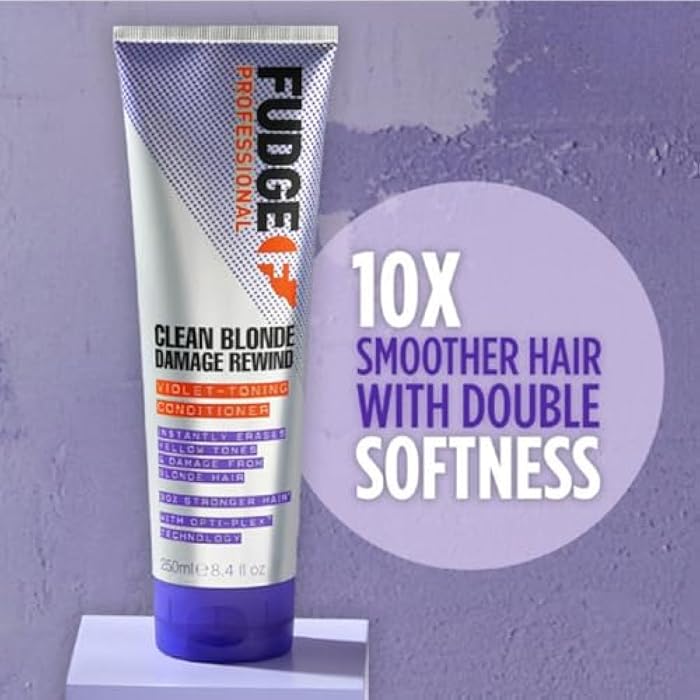 Fudge Clean Blonde Damage Rewind Violet-Toning Conditioner 8.4 Ounce - Image 5
