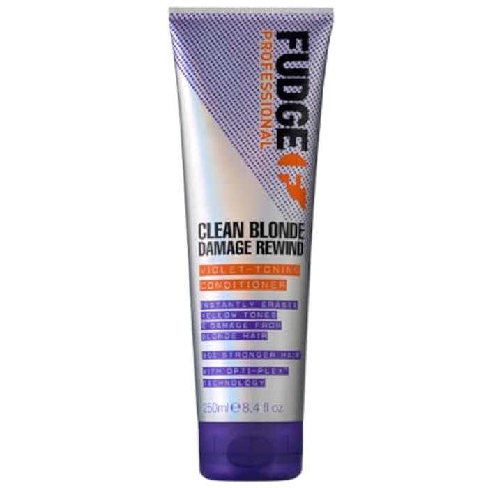Fudge Clean Blonde Damage Rewind Violet-Toning Conditioner 8.4 Ounce - Image 1
