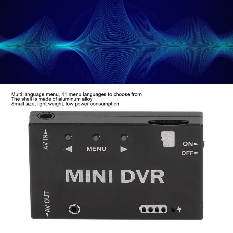 Aluminum Alloy Mini FPV DVR Module with NTSC PAL Switchable and Built in Battery for RC Models - Image 3