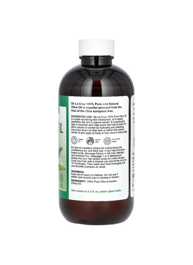 De La Cruz De La Cruz, 100% Pure Olive Oil, 8 fl oz (236 ml)  - Image 2