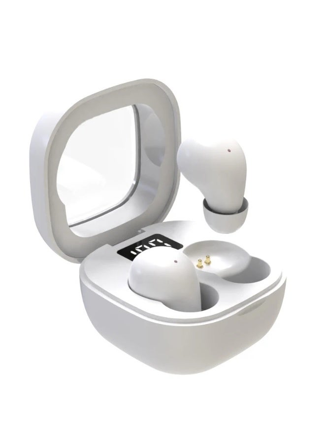 Headphones New in-ear Design Running Earphone HIFI Stereo Noise Reduction Wireless Earbuds White Beige Black - Image 1