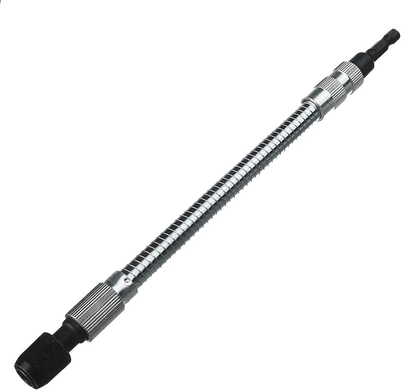 Utoolmart Flexible Shaft Extension Drill Bits, Magnetic Extention 1/4" Hex Shaft Screw Drill Connection Tip, 10.6-inch Flexible Drill Bit Extension, for Electric Screwdriver Power Impact Drill - Image 1