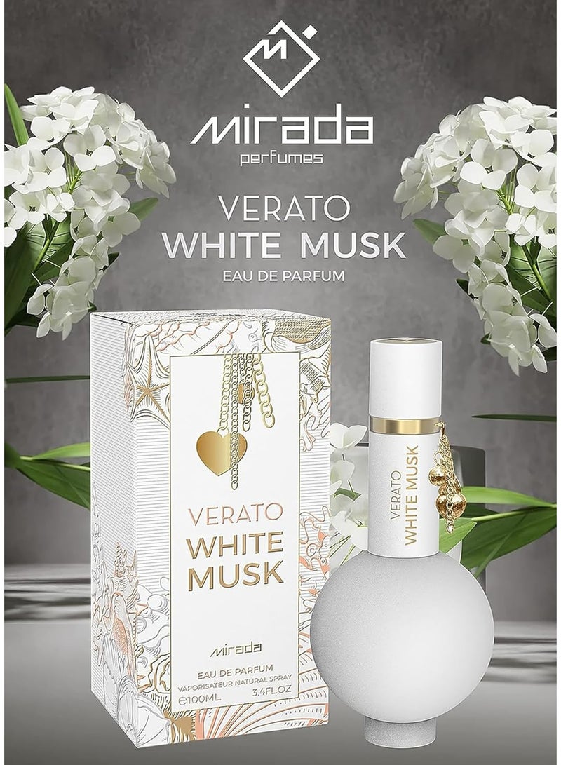 Mirada Verato White Musk For Women EDP 100ml - Image 3