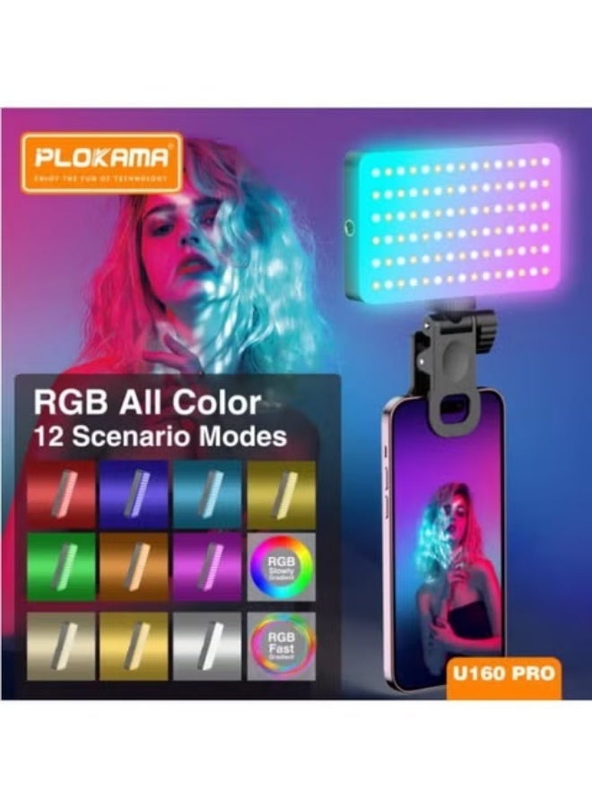 PLOKAMA LED photography lighting, mobile ring light, mobile photography U160 PRO - Image 3