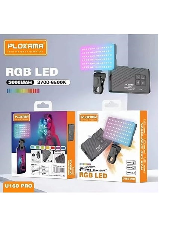 PLOKAMA LED photography lighting, mobile ring light, mobile photography U160 - Image 4