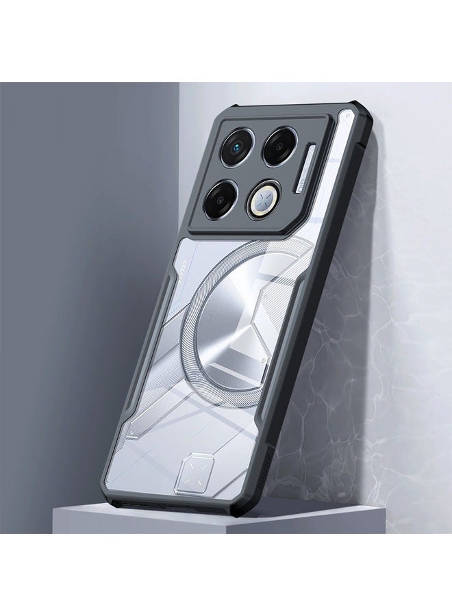 عام متوافقة مع حالة هاتف Infinix GT 20 Pro، هاتف شفاف جديد من Transsion مع وسادة هوائية مضادة للسقوط - Image 3