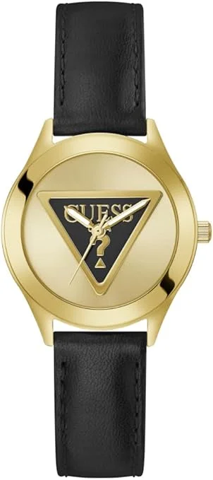 GUESS GUESS Women Analogue Quartz Watch with Leather Strap GW0744L2