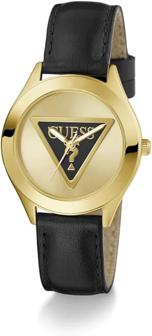 GUESS GUESS Women Analogue Quartz Watch with Leather Strap GW0744L2