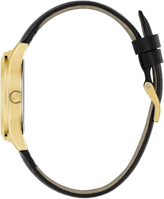 GUESS GUESS Women Analogue Quartz Watch with Leather Strap GW0744L2