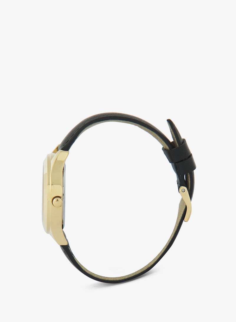 GUESS Women Analogue Quartz Watch with Leather Strap GW0744L2 - Image 3