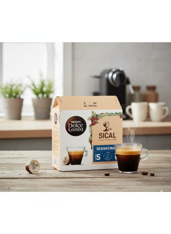 Dolce Gusto SICAL Decaffeinated Capsules – Intensity 5 - Image 4