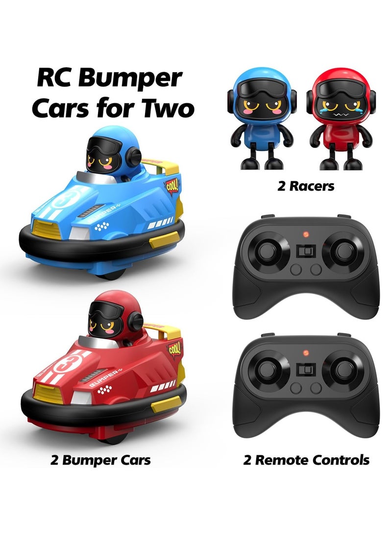 2 Cars Remote Control Battle Racing Cars for Kids with LED Lights and Battle Sounds Toy for Boys and Girls Ages 3 4 5 6 and Up, Boys Toy, Birthday Gift  - Image 1