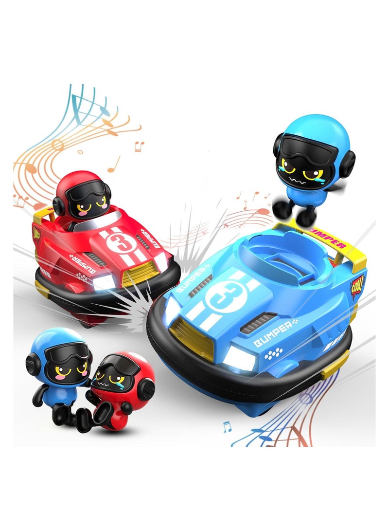 2 Cars Remote Control Battle Racing Cars for Kids with LED Lights and Battle Sounds Toy for Boys and Girls Ages 3 4 5 6 and Up, Boys Toy, Birthday Gift  - Image 4