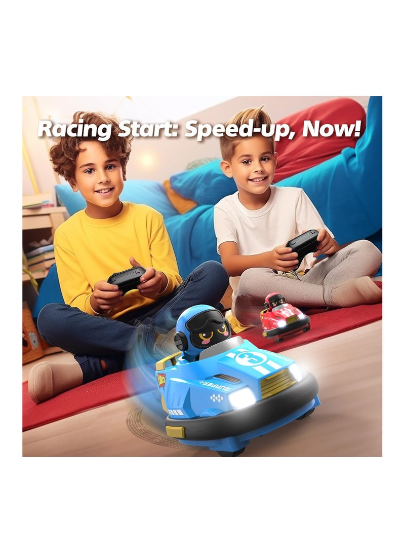 2 Cars Remote Control Battle Racing Cars for Kids with LED Lights and Battle Sounds Toy for Boys and Girls Ages 3 4 5 6 and Up, Boys Toy, Birthday Gift  - Image 5