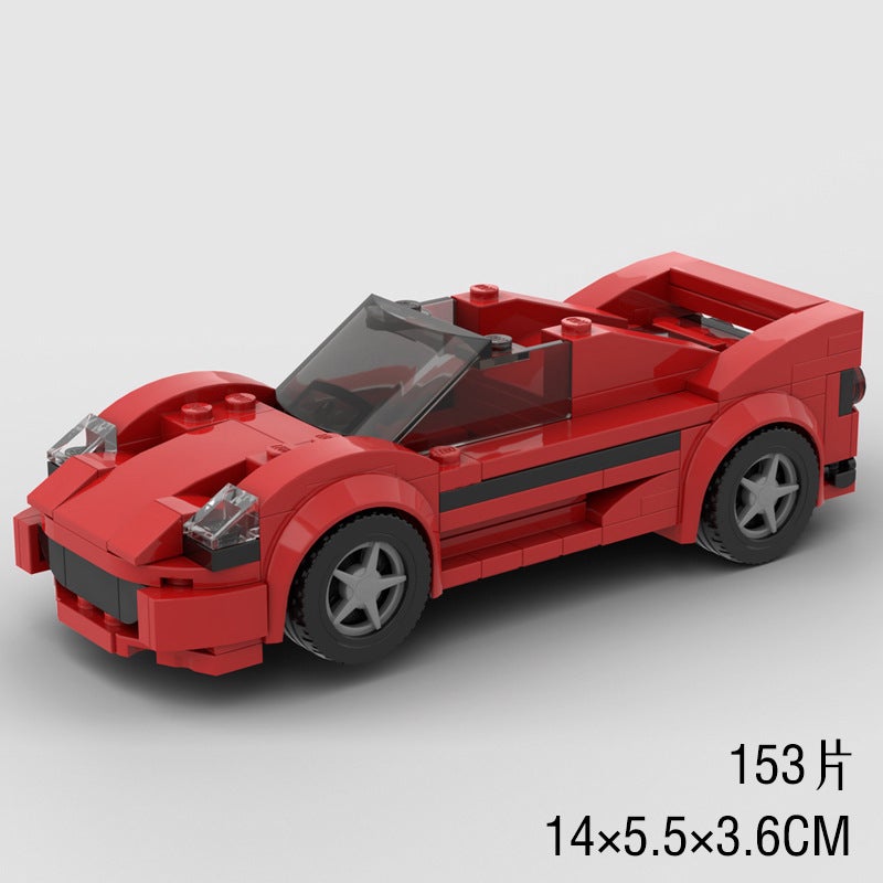 Children'S Toy Car Model Sports Car Compatible With Lego Racing Small Particles Diy Blocks Moc Puzzle Technology - Image 1