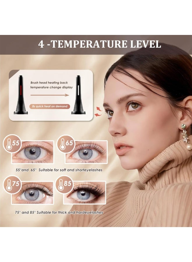 general Heated Eyelash Curlers,Electric Eyelash Curlers,8 Seconds Fast Heating,Double-Sided Anti-Burn Heated Lash Curler,A Fast-Forming, Natural-Looking,Long-Lasting Heated Eyelash Curler - Image 4