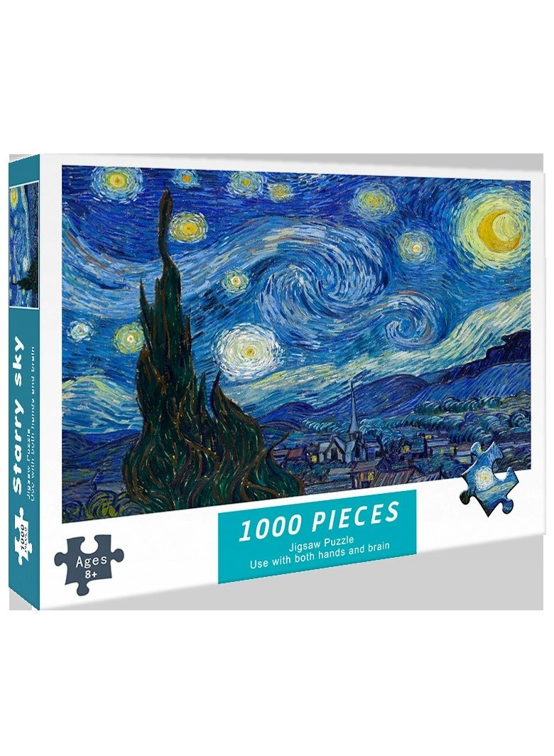 Adult 1000-Piece Puzzle - Cute  Healing, High Difficulty Brain Teaser, Stress-Relief Toy, Perfect Birthday Gift - Image 1