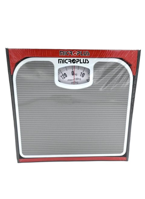 Manual Bathroom Weight Scale with Maximum 130 KG Load Grey PS-4665