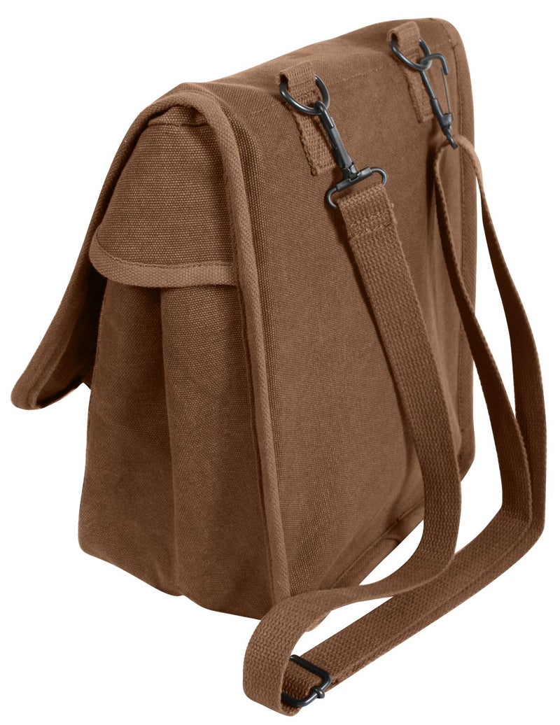 Rothco Canvas Map Case Shoulder Bag, Earth Brown - Image 4