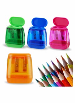 Y&D 4 Pcs Pencil Sharpener Manual Sharpeners Bulk  - Image 1