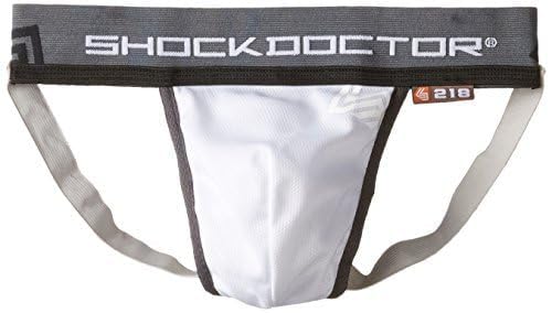 Shock Doctor Men's Not OK 218 Athletic Supporter Jockstrap, White, Adult: Large - Image 5