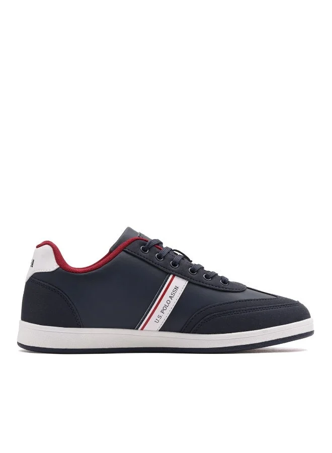 U.S. Polo Assn. Navy Blue U.S. Polo Assn. KARES GLB 5PR Men’s Navy Casual Sneakers | Classic Lace-Up Everyday Shoes  | Best Price UAE