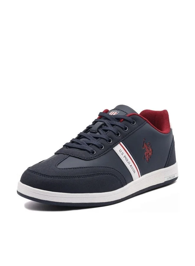 U.S. Polo Assn. Navy Blue U.S. Polo Assn. KARES GLB 5PR Men’s Navy Casual Sneakers | Classic Lace-Up Everyday Shoes  | Best Price UAE