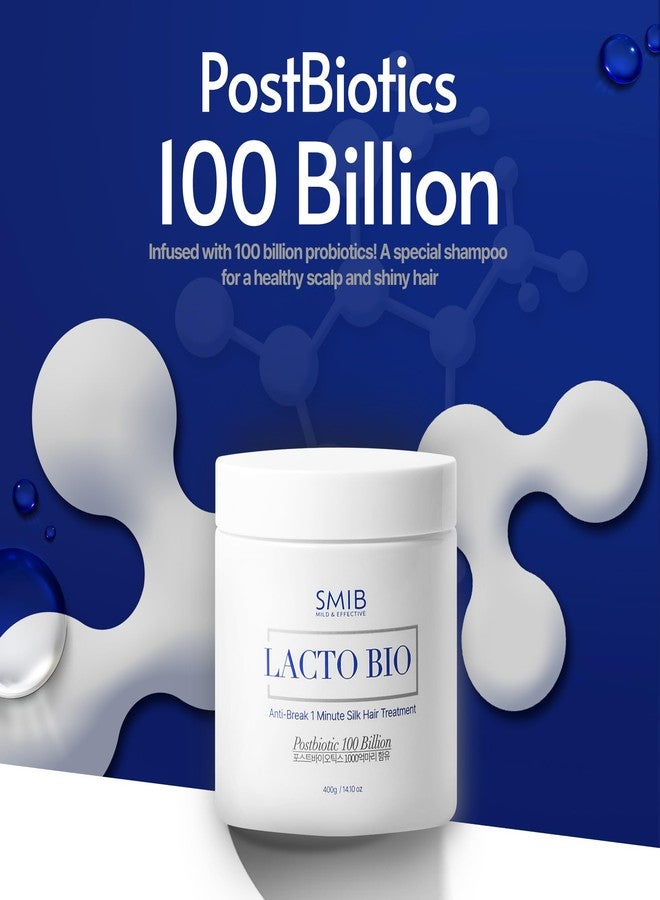 علاج الشعر الحريري SMIB Lactobio 1'Min - تركيبة غنية بـ 100 مليار من البروبيوتيك لشعر ناعم وصحي - يغذي ويحمي - يقوي ويغذي مع عناية متطورة بفروة الرأس - تركيبة كورية (14.10 أونصة) - Image 2
