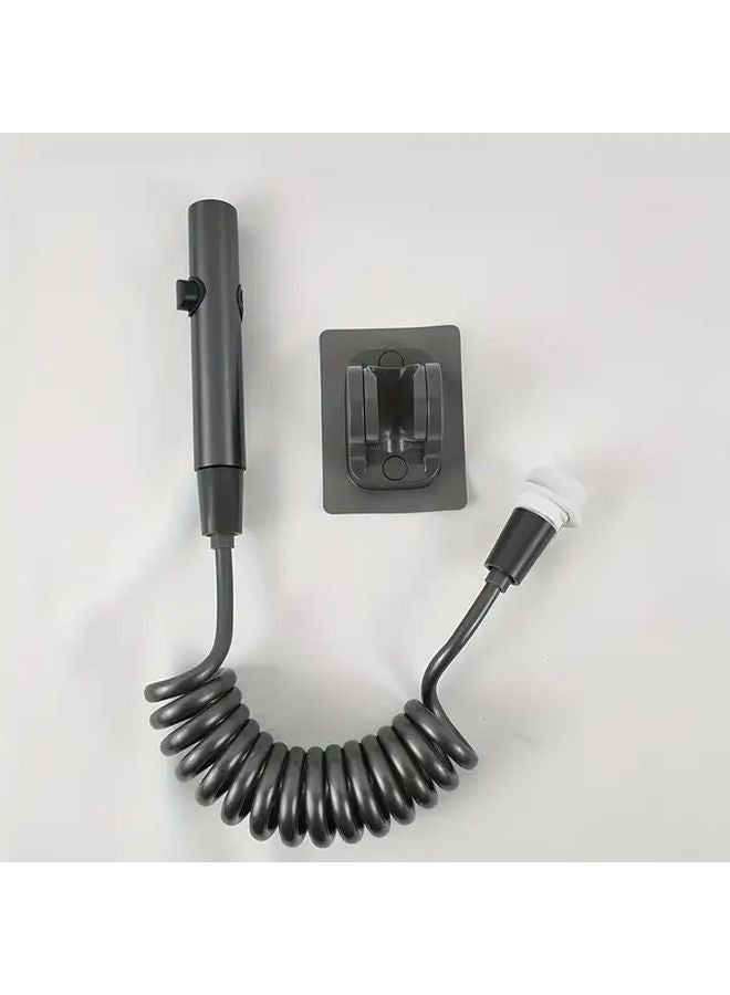 Gray 4pcs Stainless Steel Balcony Spray Gun Washing Machine Faucet Extender Kit Expandable Hose - Image 5